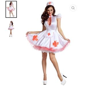 Neon Nurse Halloween Costume